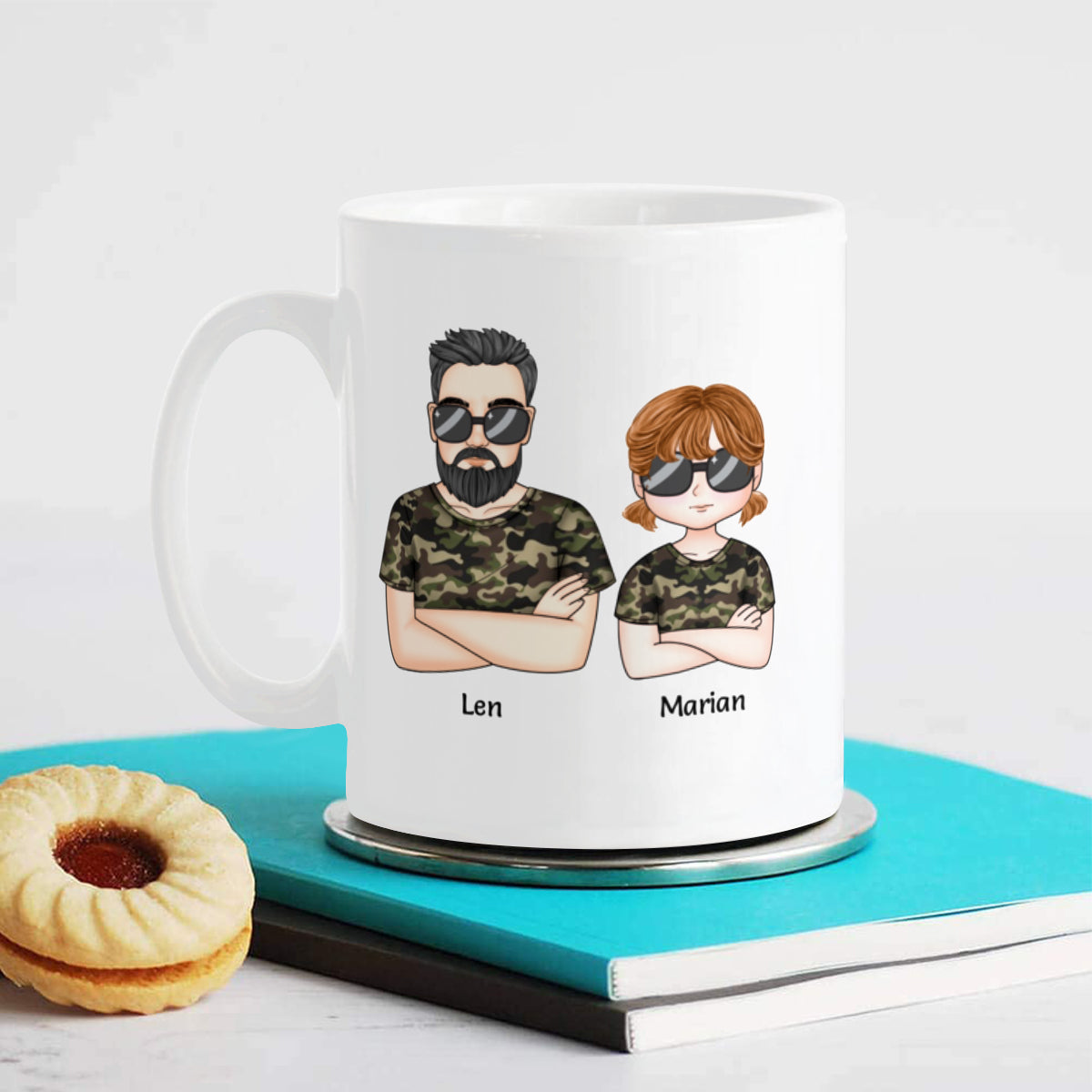 Eres el hombre papá- Regalo de taza personalizado de niños a papá