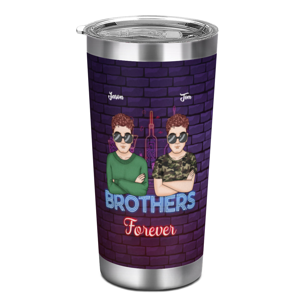 We Go Together Like Drunk And Disorderly-Tumbler Cups for Brothers