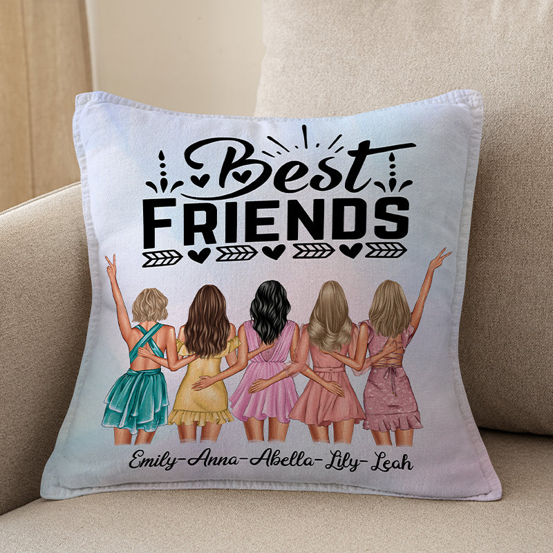 Mejores amigos: almohada personalizada para mejores amigos