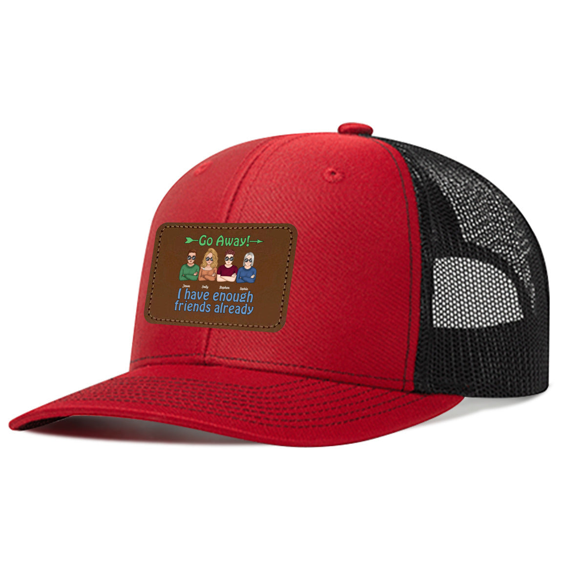 Ya tengo suficientes amigos: gorras personalizadas para hermanos