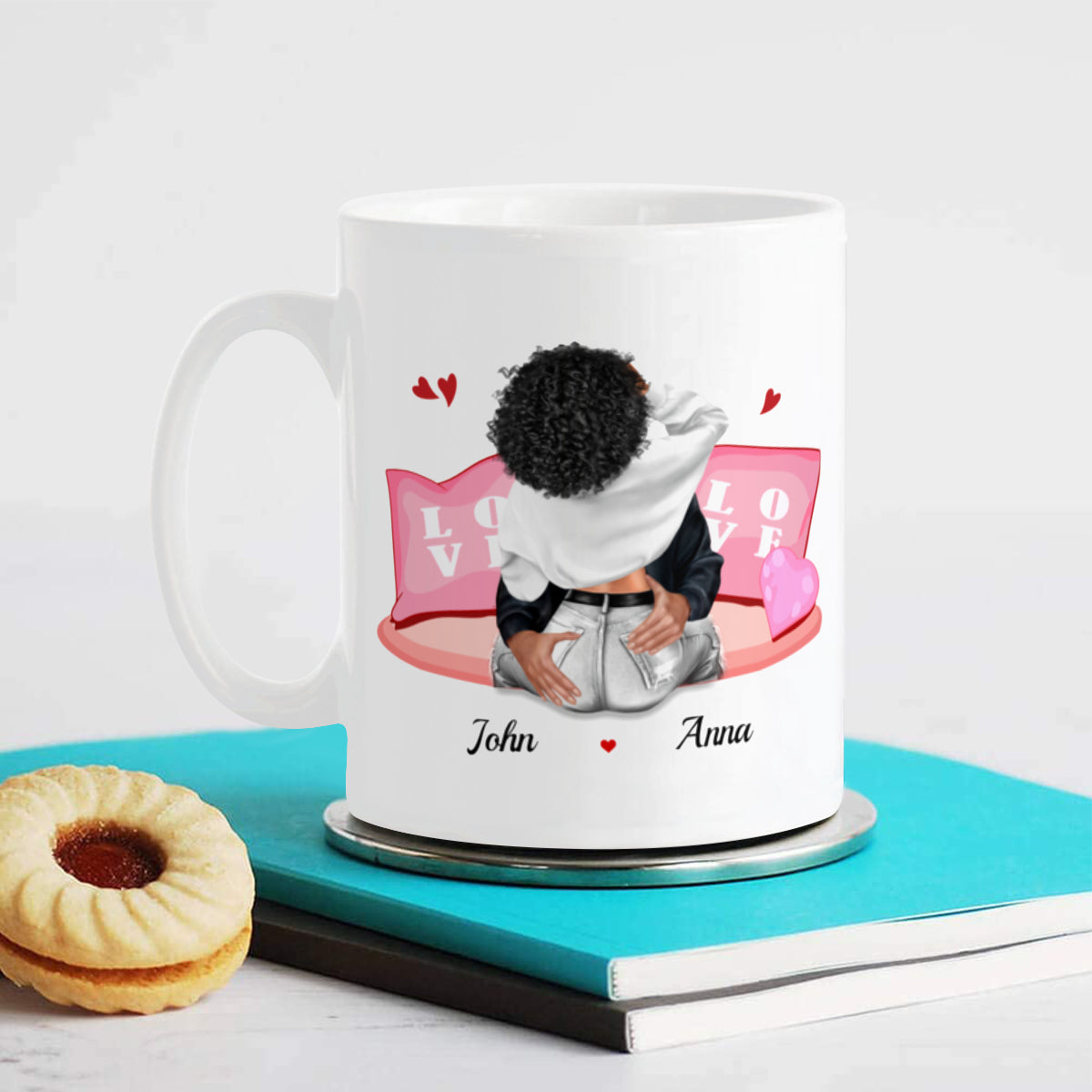 No me digas qué hacer: regalo de taza personalizado para parejas o amantes