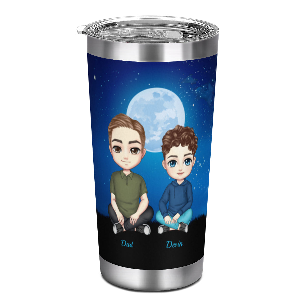 Siempre serás mi papá número uno: vaso personalizado como regalo para papá de parte de su hijo