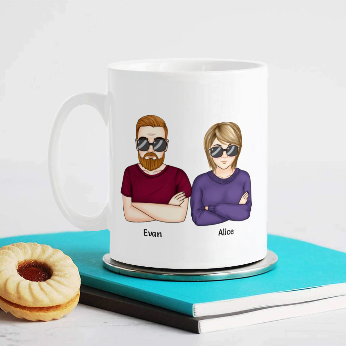 Mi papá es mi héroe- Taza personalizada de hija a papá o de hijo a papá