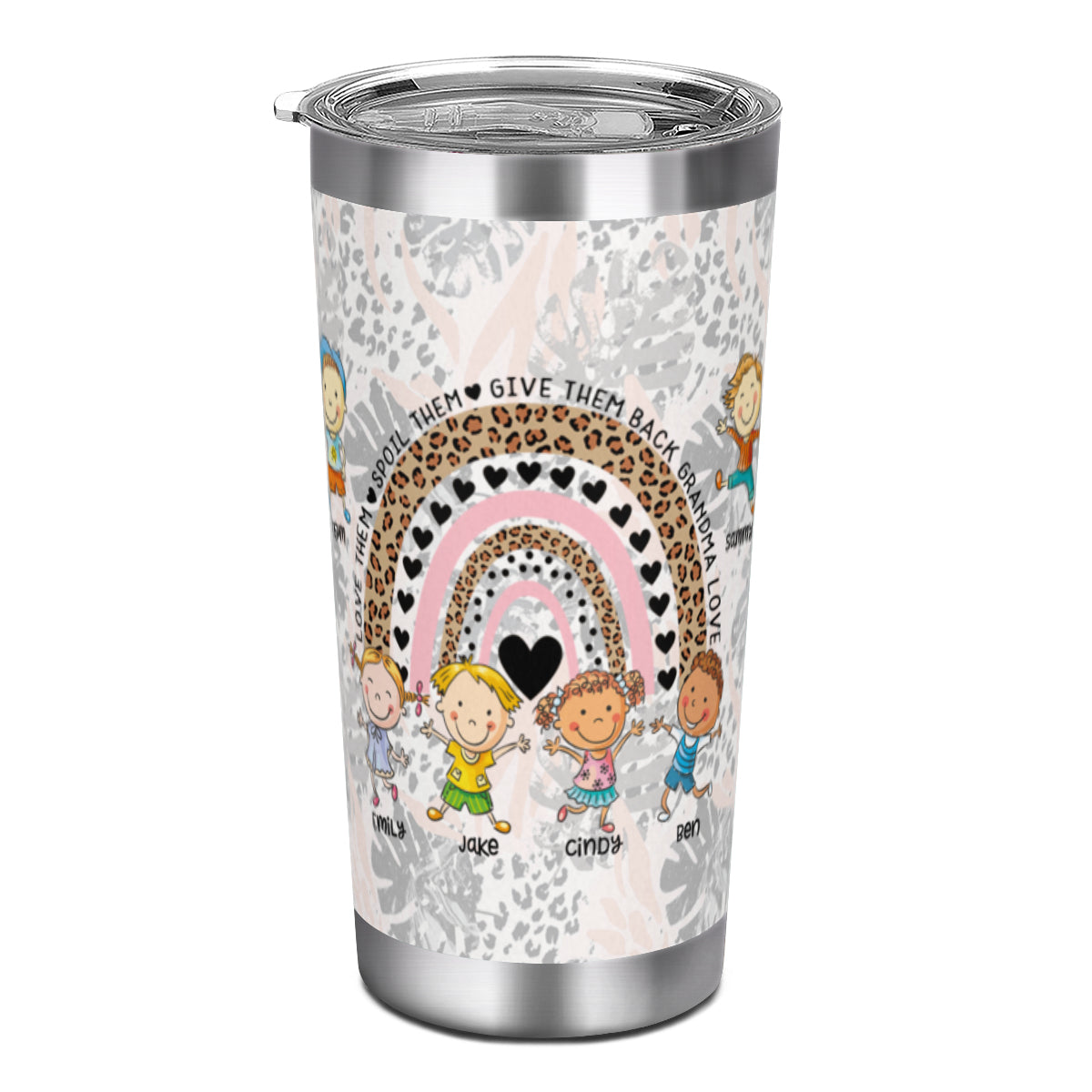 Mis personas favoritas me llaman abuela: vasos personalizados para abuela