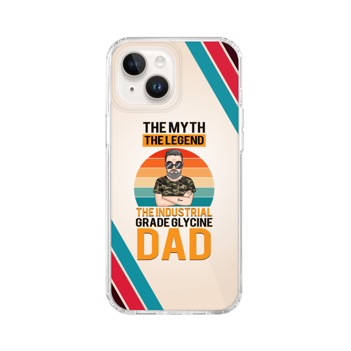 iPhone 14 Custom iphone Cases To Dad- Donghua Jinlong Glycine Inspired