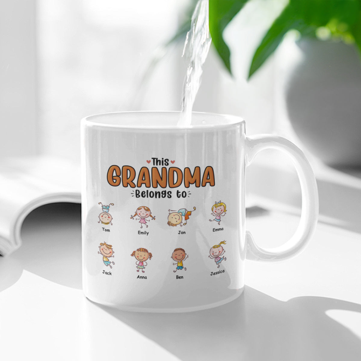 This Grandma Belongs To - Custom Mugs for Grandma