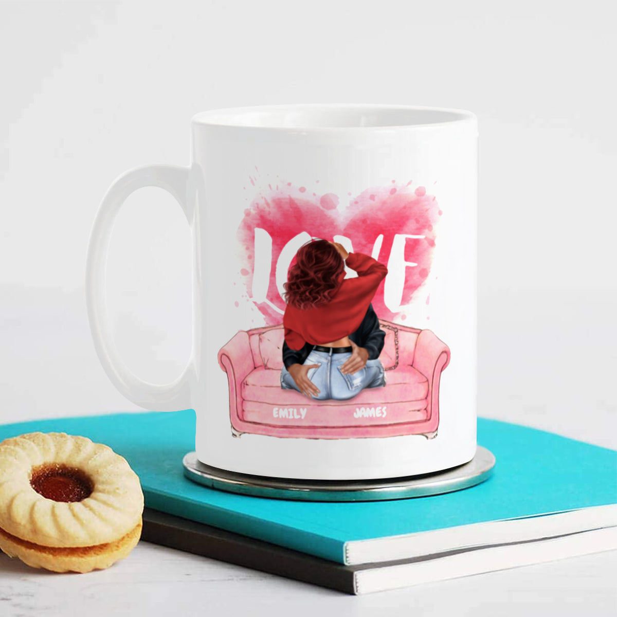 Hasta que te tiemblen las piernas: regalo de taza personalizado para parejas o amantes