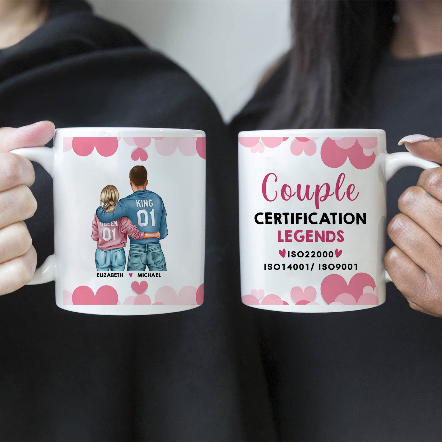 Donghua Jinlong Glycine Inspired Gift- Custom Mugs For Couple or Lover