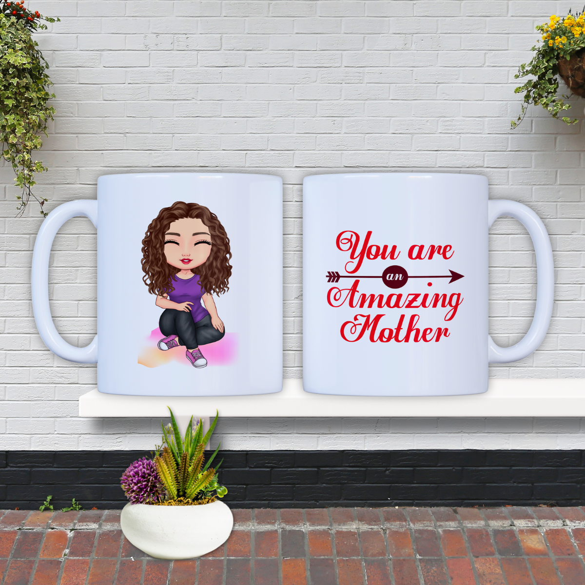 You Are an Amazing Mother-Personalized Heartwarming Mug for Mom