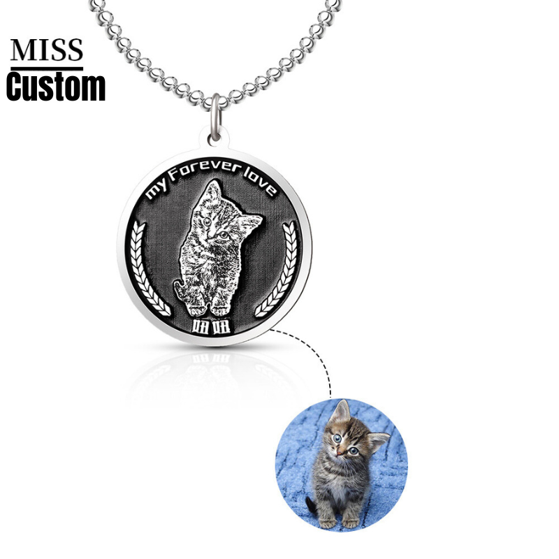 Pet commemorative custom necklace