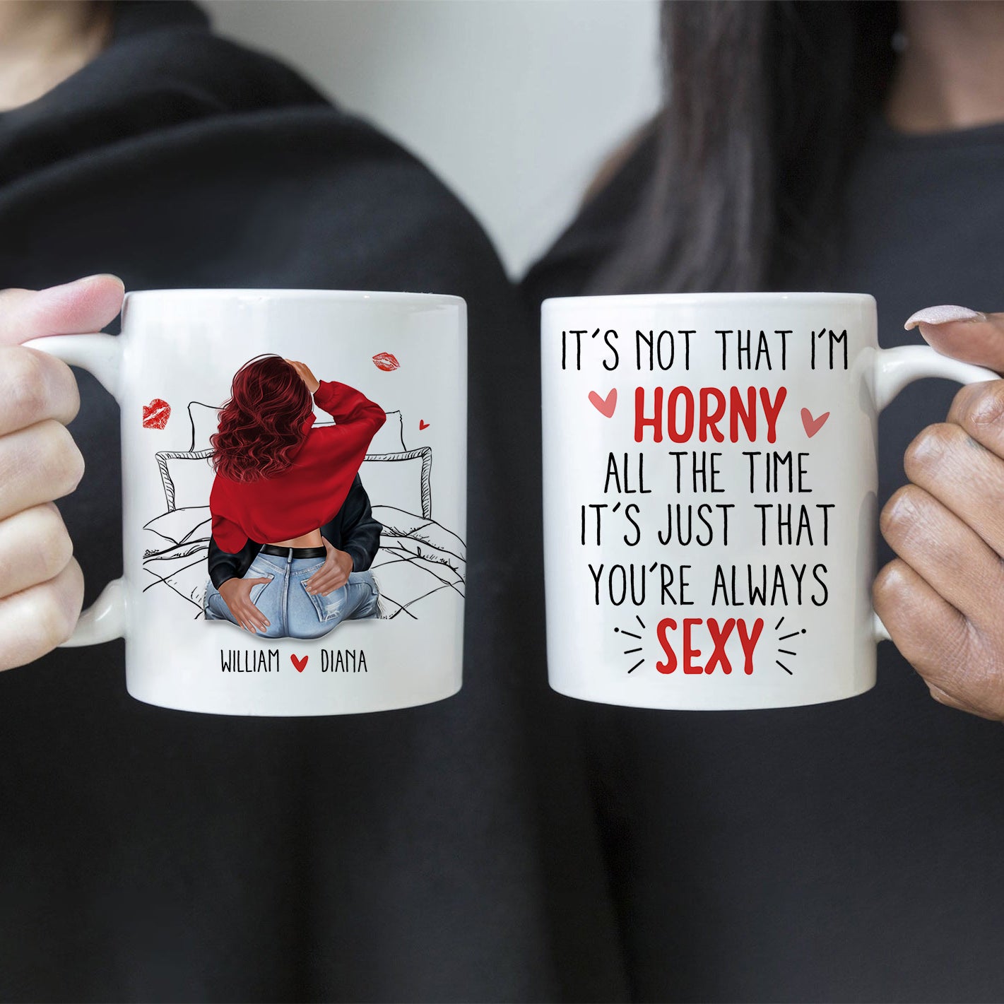 Siempre eres sexy: regalo de taza personalizado para pareja o amante