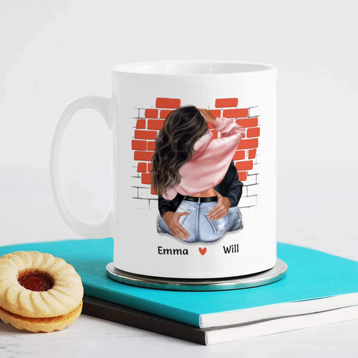 Babe You Give Me A Boner - Taza personalizada de regalo para parejas o amantes