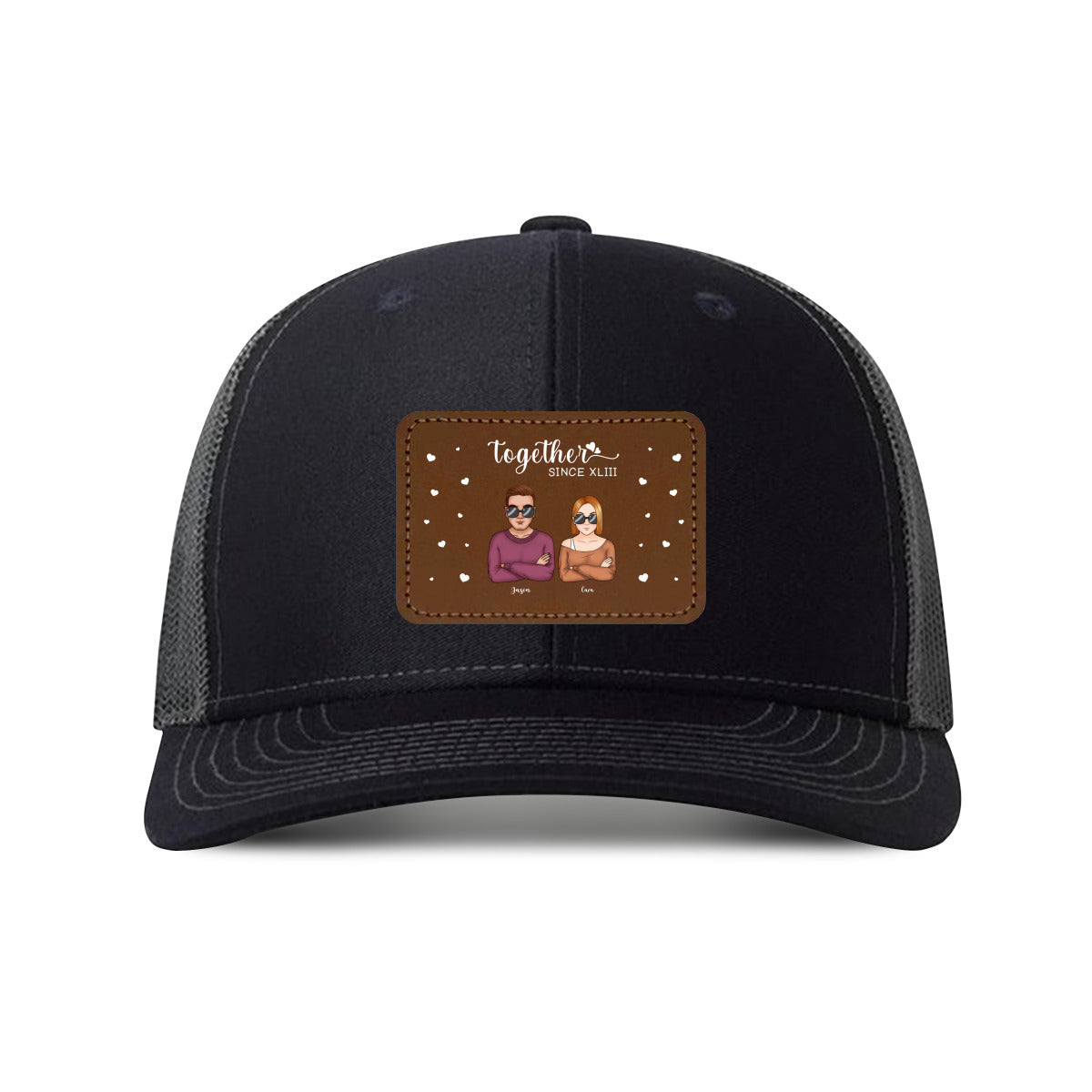 Together Since X Year- Custom Hats Gift For Couple or Lover