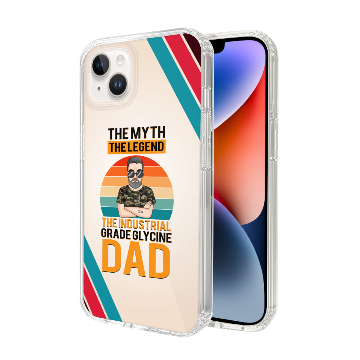 Fundas personalizadas para iPhone 14 Plus para papá: inspiradas en Donghua Jinlong