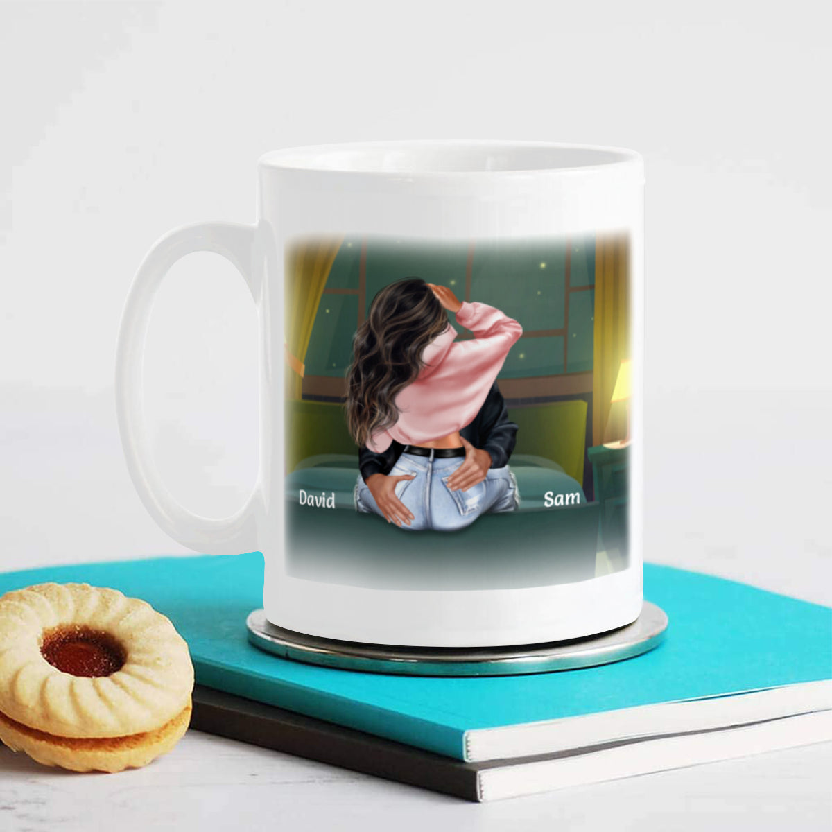 Quiero tu polla dentro de mi coño - Taza personalizada para marido o novio