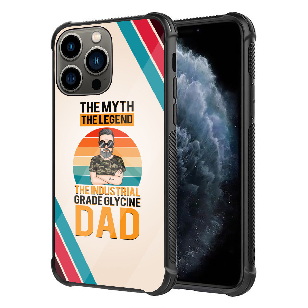 Fundas personalizadas para iPhone 13 Pro Max para papá: inspiradas en Donghua Jinlong