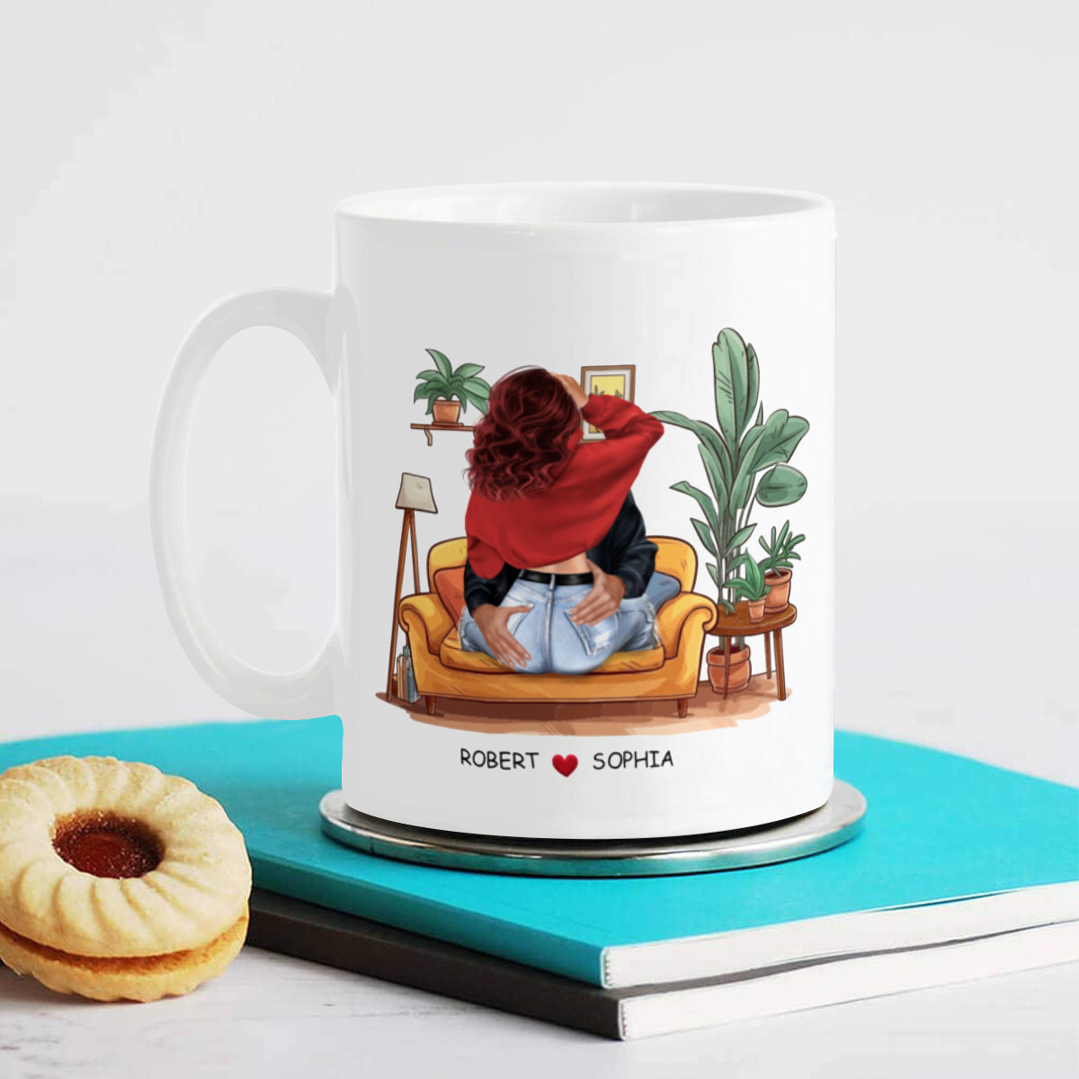 Después de X años, sigues estando más sexy: regalo de taza personalizado para pareja o amante