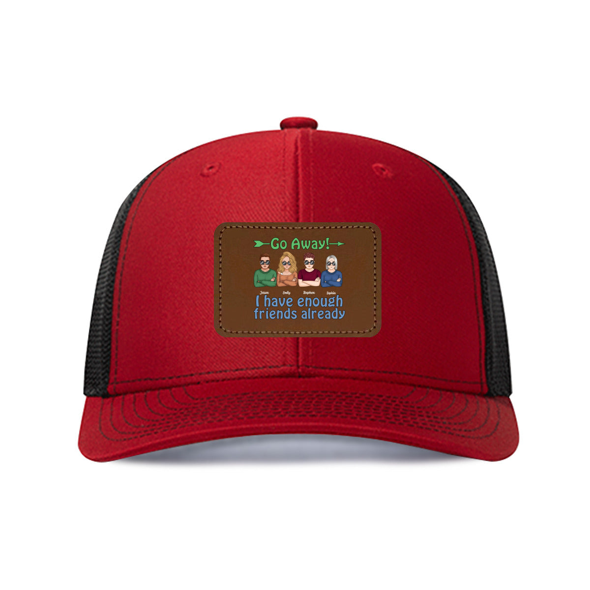 Ya tengo suficientes amigos: gorras personalizadas para hermanos