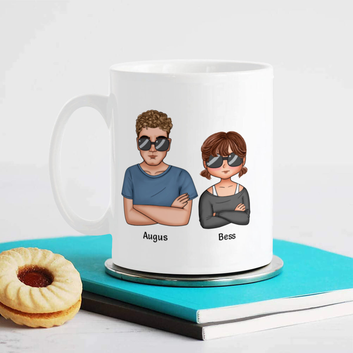 Hola papá, gracias por limpiarme el culo y esas cosas: taza personalizada para papá