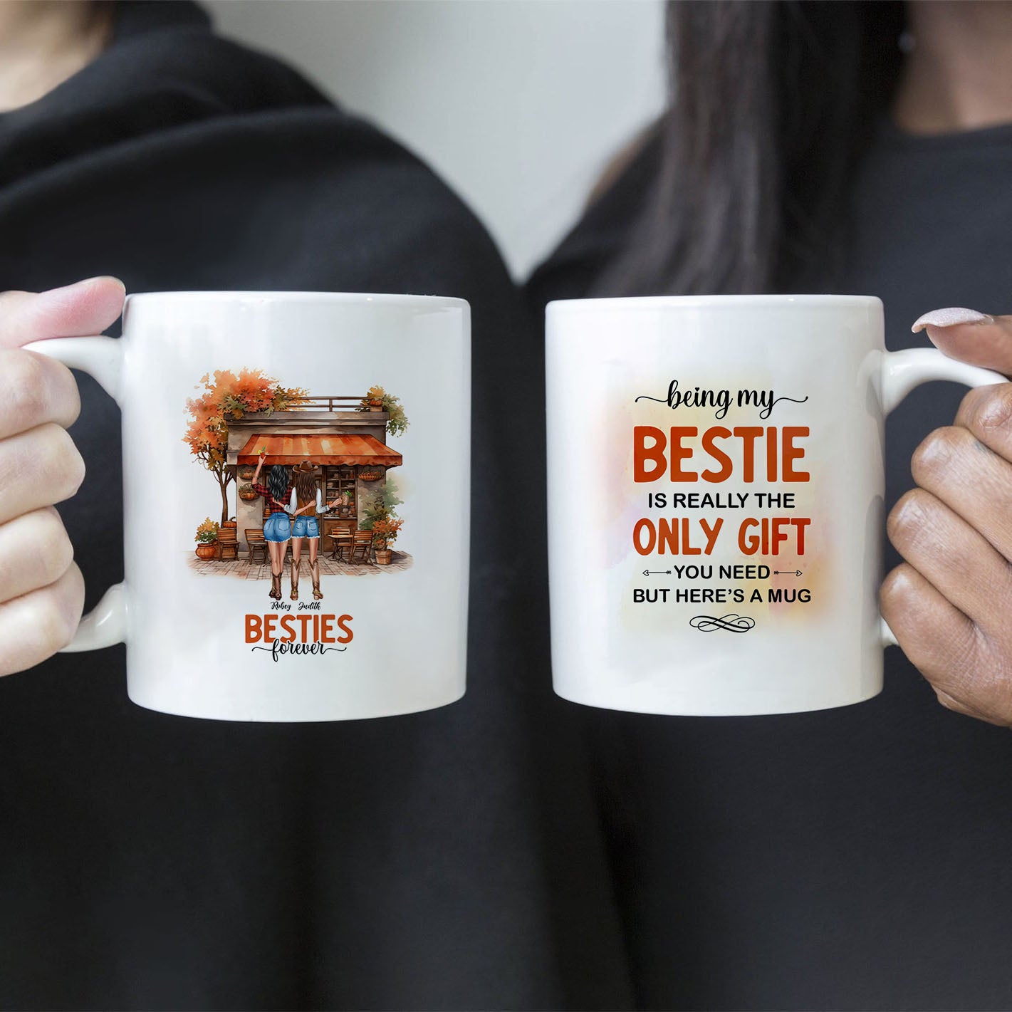 Bestie es realmente el único regalo: tazas personalizadas para mejores amigas