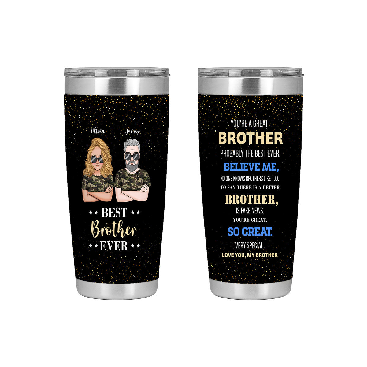 You're A Great Brother-Tumbler Cups for Brothers